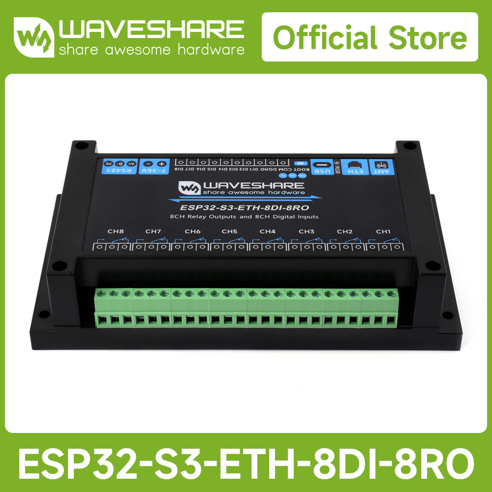 Waveshare Industrial 8-Channel - đánh giá và giá Esp32 Uart Module