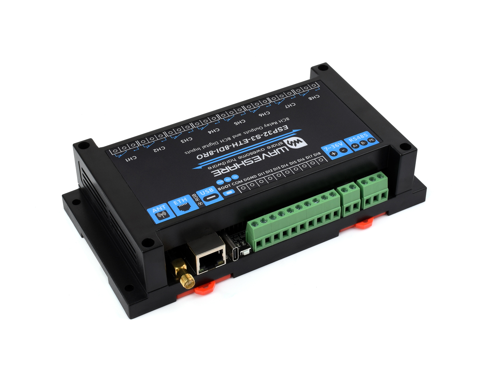 Waveshare Industrial 8-Channel - đánh giá và giá Esp32 Uart Module