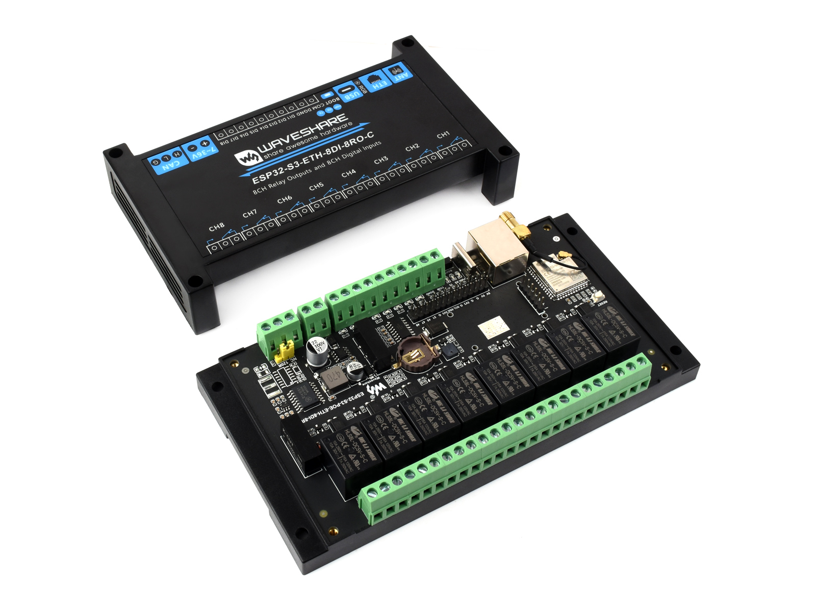 Industrial 8-Channel ESP32-S3  - đánh giá và giá Esp32 S3