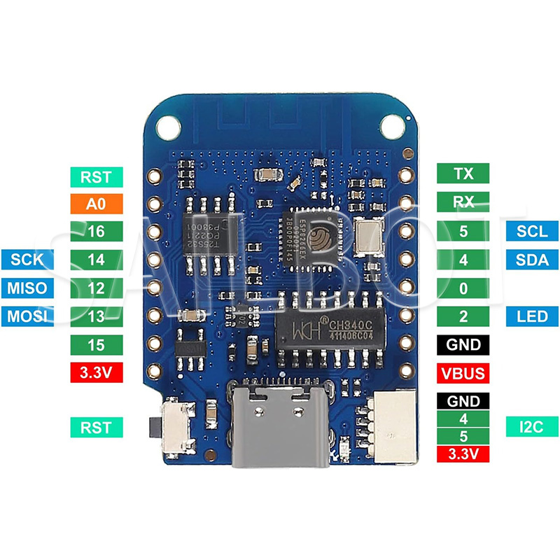 1-10PCS WeMos D1 Mini ESP8266  - đánh giá và giá Esp8266 Nodemcu