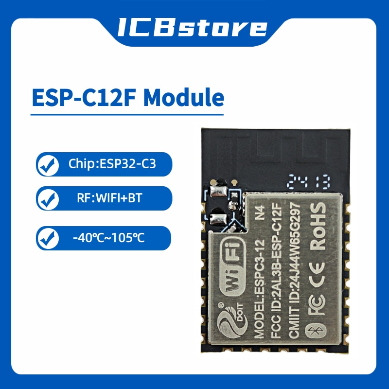 ESP32-C3 Series Module ESP-C12 - đánh giá và giá Esp32 Wifi Bluetooth Module