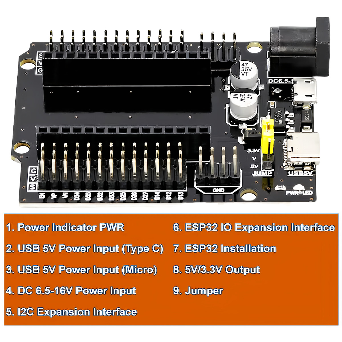 ESP32-WROOM-32 Expansion Devel - đánh giá và giá Esp32 Devkit