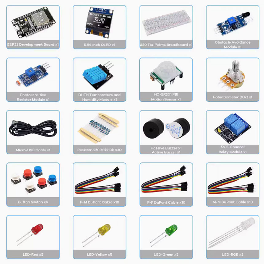 Creator Kit for  Projects Star - đánh giá và giá Esp32 Devkit