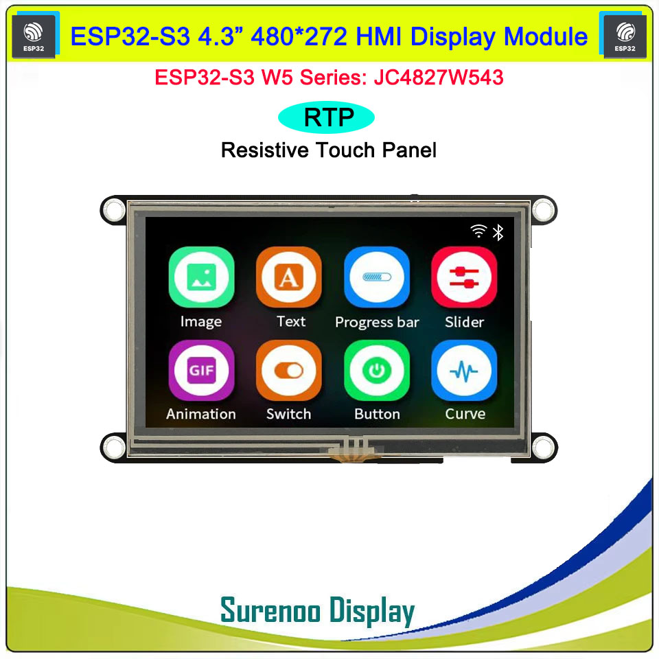 Guition HMI W5 ESP32-S3-N4R8 J - đánh giá và giá Esp32 P4