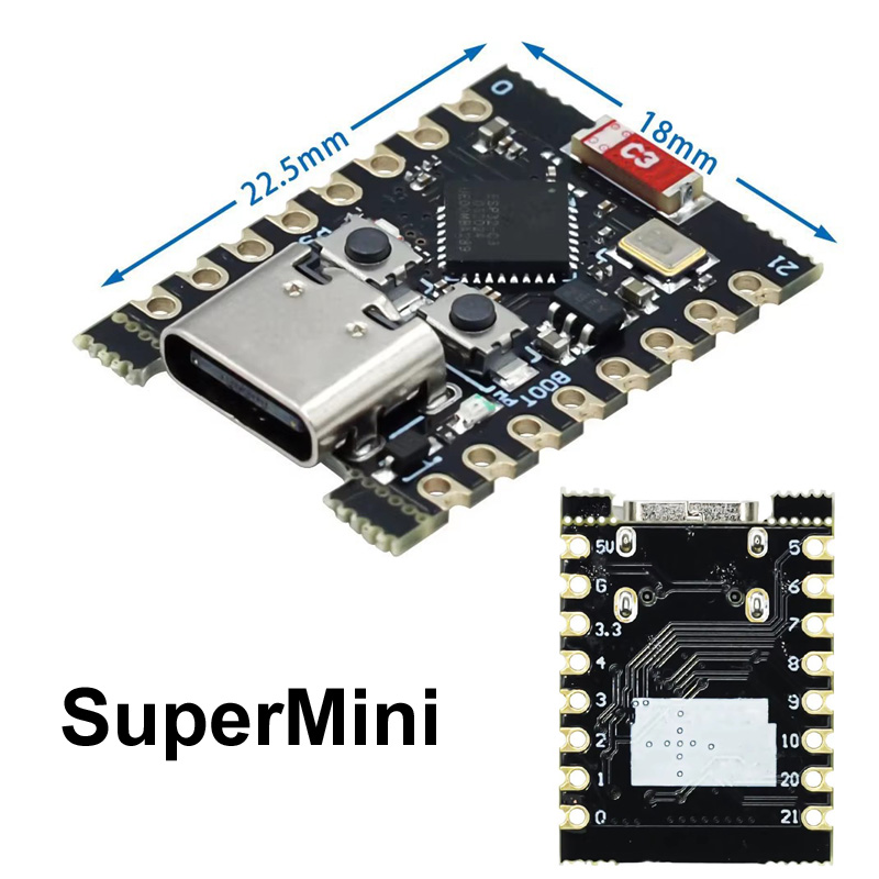 For ESP32-S3 Supermini Pro MIN - đánh giá và giá Espressif Esp32