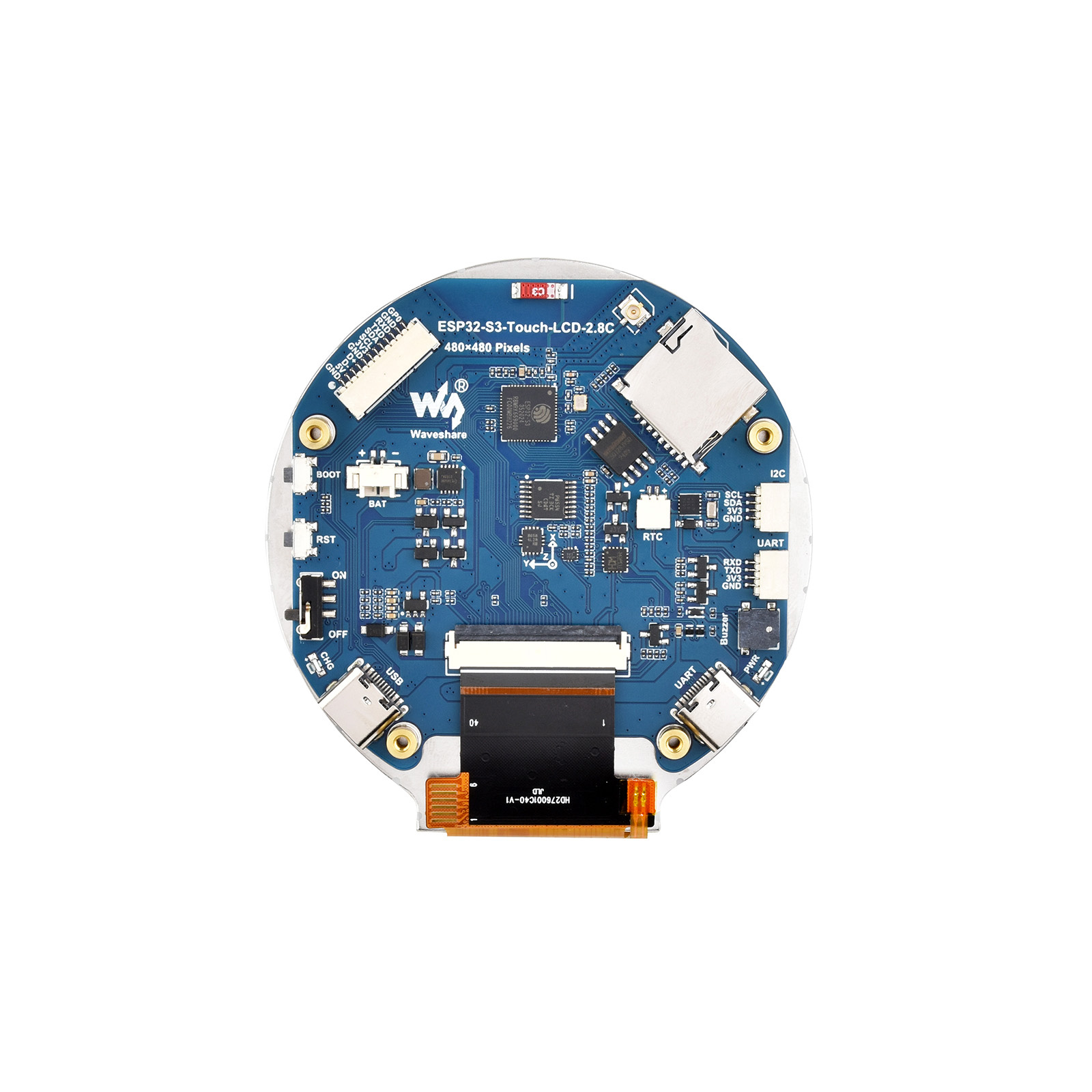 ESP32 ESP32-S3 2.8-inch circul - đánh giá và giá Esp32 S3