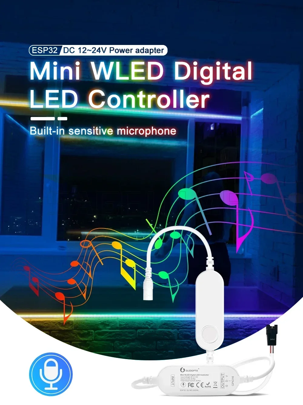 Gledopto ESP8266/ESP32 Mini WL - đánh giá và giá Esp8266